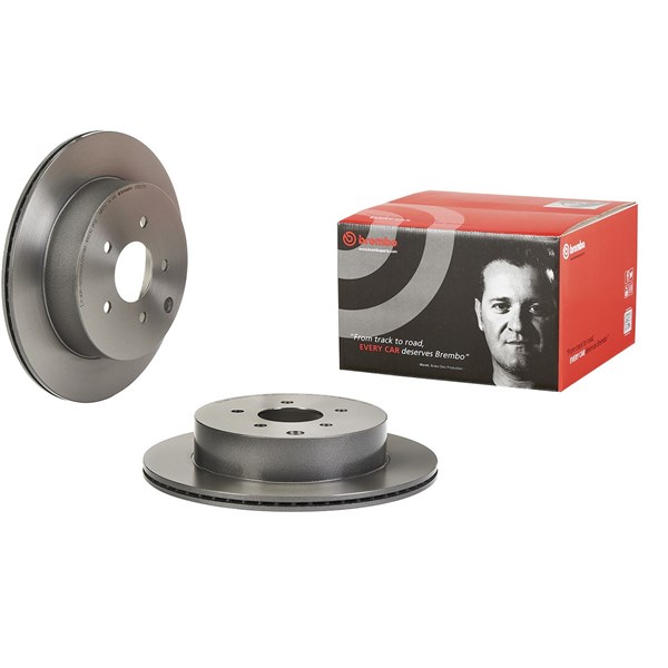 Bromsskiva Ventilerad, Bakaxel Brembo 09.B531.11 BREMBO
