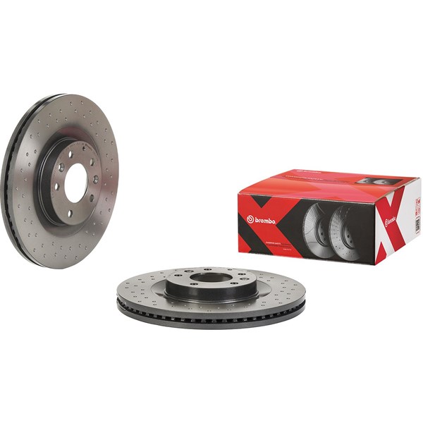 Bromsskiva Hålad/ventilerad, Framaxel Brembo 09.C177.1X BREMBO
