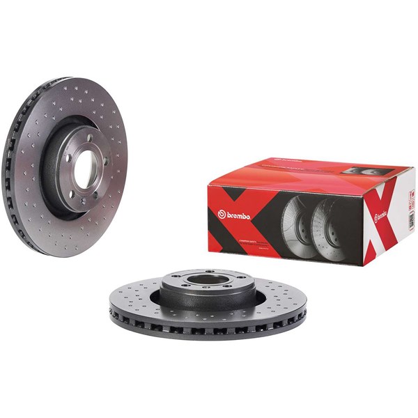 Bromsskiva Hålad/ventilerad, Framaxel Brembo 09.C895.1X BREMBO