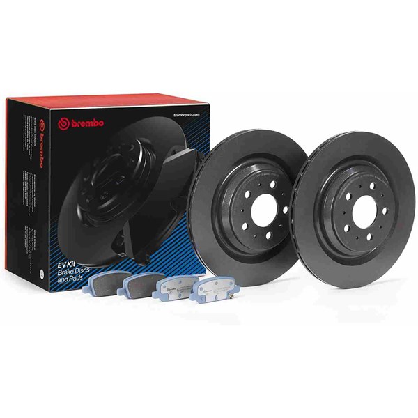 Bromssats, Skivbroms Ventilerad, Bakaxel Brembo KT 08 002 BREMBO