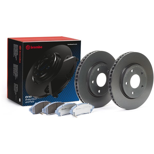 Bromssats, Skivbroms Ventilerad, Framaxel Brembo KT 08 017 BREMBO