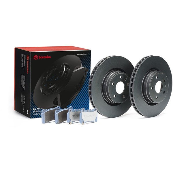 Bromssats, Skivbroms Ventilerad, Framaxel Brembo KT 08 021 BREMBO