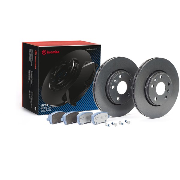 Bromssats, Skivbroms Ventilerad, Framaxel Brembo KT 08 032 BREMBO