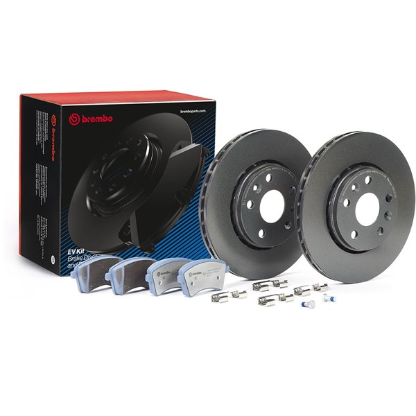 Bromssats, Skivbroms Ventilerad, Framaxel Brembo KT 08 033 BREMBO