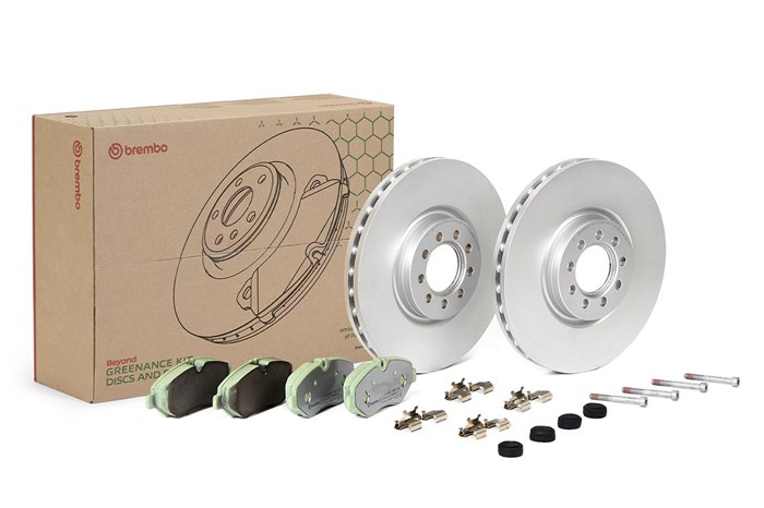 Bromssats, Skivbroms Ventilerad, Framaxel BREMBO BREMBO