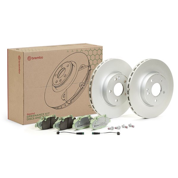 Bromssats, Skivbroms Ventilerad, Framaxel Brembo KT 10 030 BREMBO