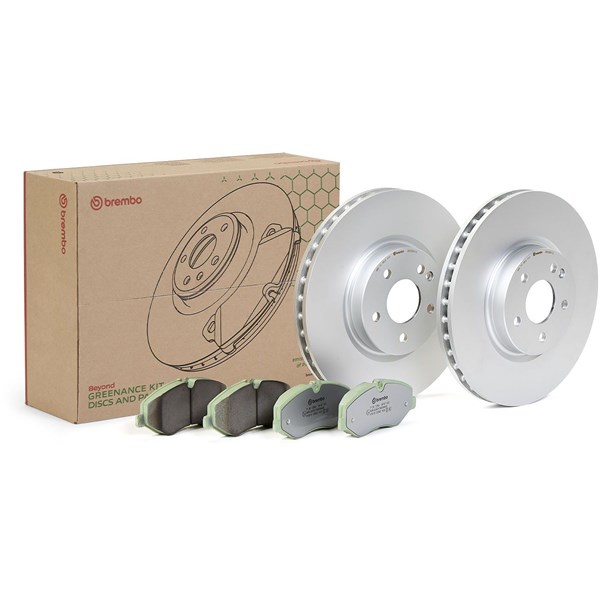 Bromssats, Skivbroms Ventilerad, Framaxel Brembo KT 10 031 BREMBO