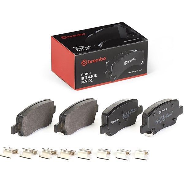 Bromsbeläggsats, Bakaxel Brembo P 30 141 BREMBO