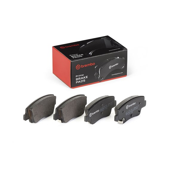Bromsbeläggsats, Bakaxel, Framaxel Brembo P 30 152 BREMBO