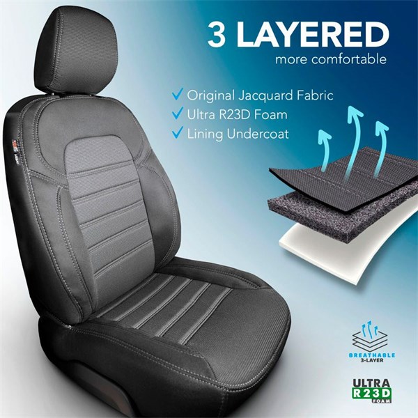 Sätesöverdrag Maxus E-Deliver 9 2020-, Frontmontering Otom OT 810 otoM