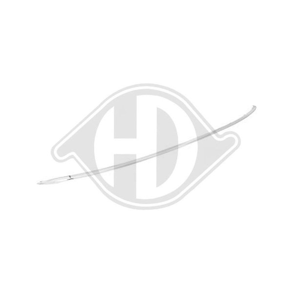 Prydnads- / Skyddslist, stötfångare, Bak Diederichs 1020166 DIEDERICHS Prydnads- / Skyddslist, stötfångare, Bak Diederichs 1020166 DIEDERICHS