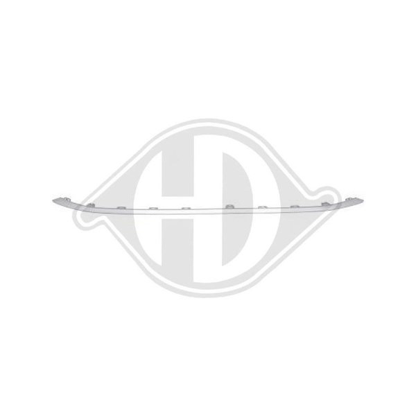 Prydnads- / Skyddslist, stötfångare, Fram Diederichs 1034062 DIEDERICHS