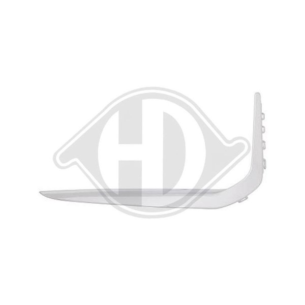 Övertäck, Stötfångare, Vänster fram Diederichs 1260163 DIEDERICHS