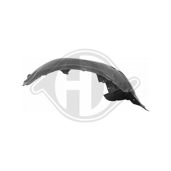 Beklädnad, hjulhus, Höger fram Diederichs 1407008 DIEDERICHS