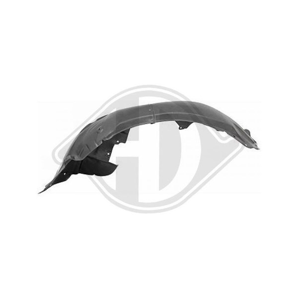 Beklädnad, hjulhus, Vänster fram Diederichs 1407009 DIEDERICHS