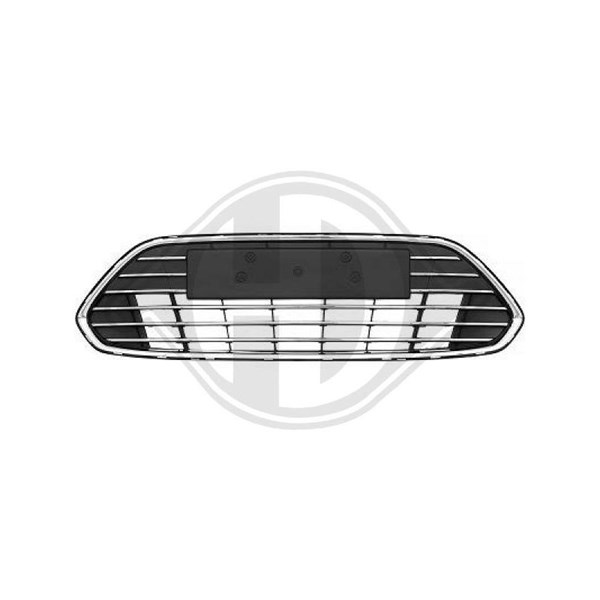 Ventilationsgaller, stötfångare, Mitt Diederichs 1428144 DIEDERICHS
