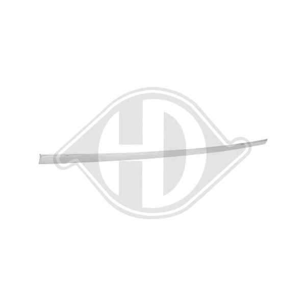 Prydnads- / Skyddslist, stötfångare, Bak Diederichs 1645061 DIEDERICHS