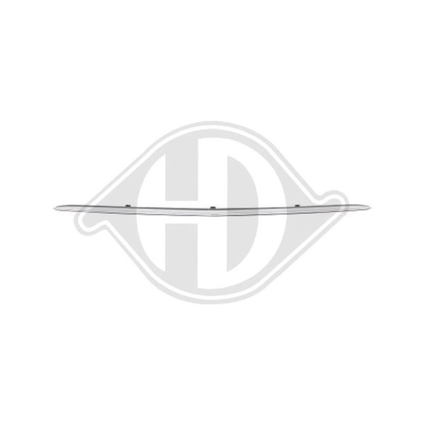 Prydnads- / Skyddslist, stötfångare, Fram Diederichs 1648061 DIEDERICHS
