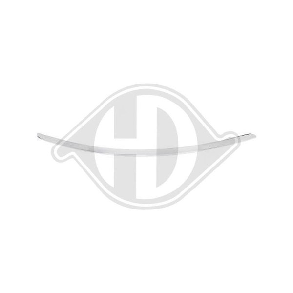 Prydnads- / Skyddslist, stötfångare, Höger bak Diederichs 1685166 DIEDERICHS