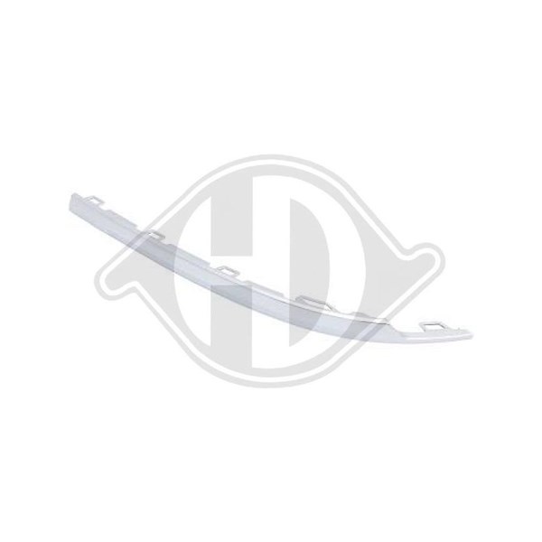 Prydnads- / Skyddslist, stötfångare, Höger bak Diederichs 2256066 DIEDERICHS