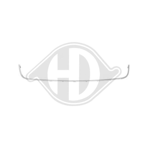 Prydnads- / Skyddslist, stötfångare, Fram Diederichs 2275037 DIEDERICHS