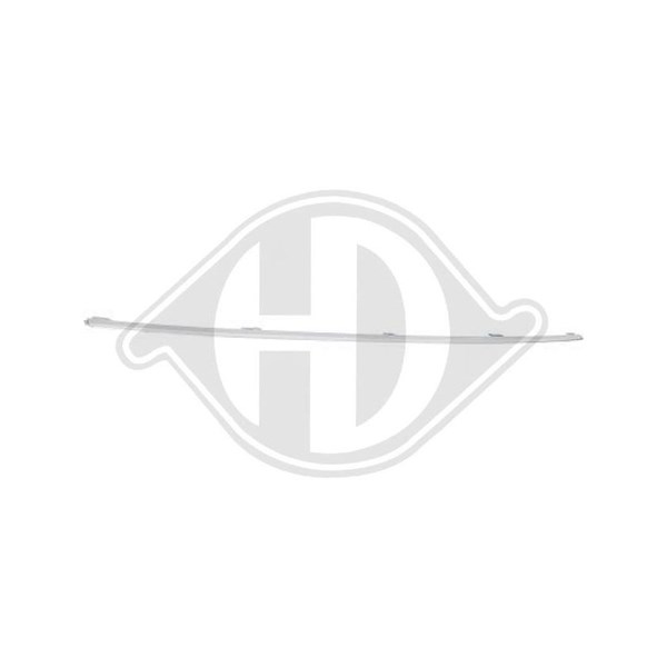 Prydnads- / Skyddslist, stötfångare, Fram Diederichs 2297029 DIEDERICHS