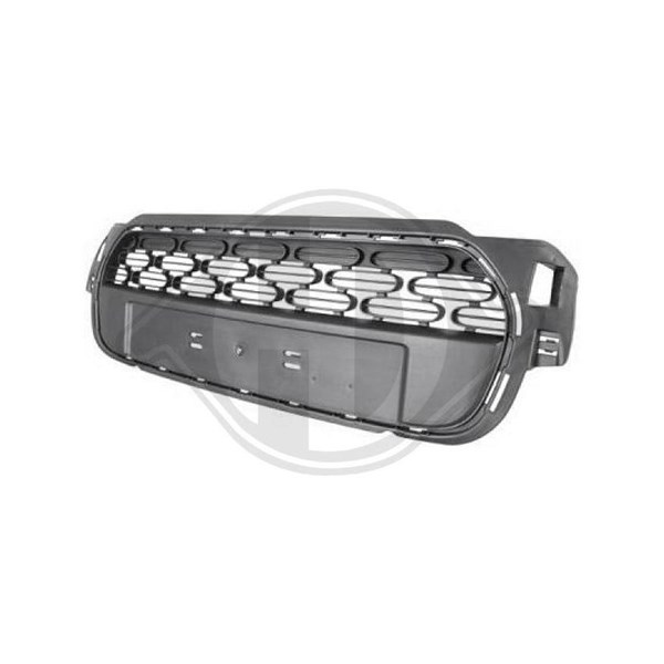 Ventilationsgaller, stötfångare, Mitt Diederichs 4007145 DIEDERICHS
