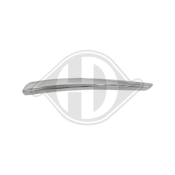 Prydnads- / Skyddslist, stötfångare, Höger fram Diederichs 564516 DIEDERICHS