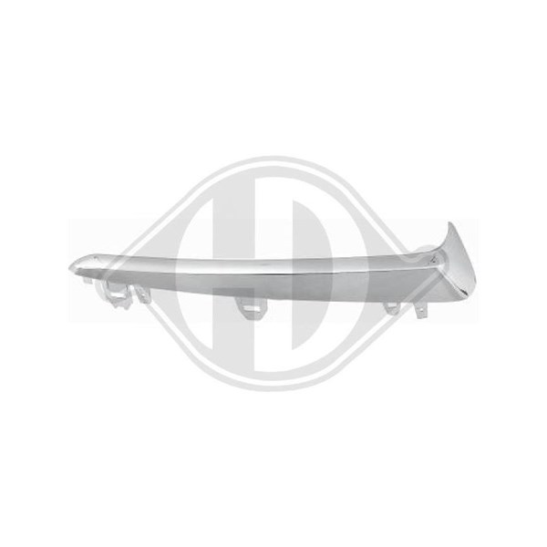 Prydnads- / Skyddslist, stötfångare, Höger fram Diederichs 660736 DIEDERICHS