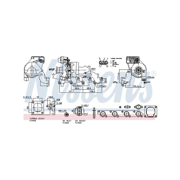 Turbo Nissens 93123 NISSENS