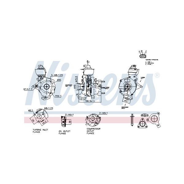 Turbo Nissens 93854 NISSENS