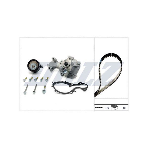 Kamremskit med vattenpump Dolz KD178IO DOLZ