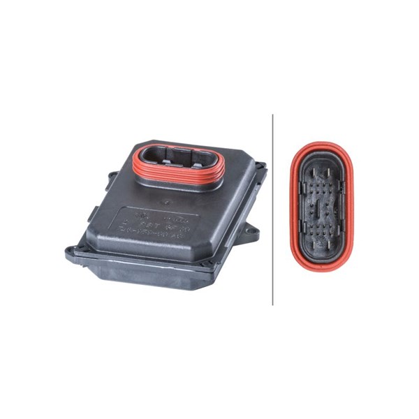 Styrdon, huvudstrålkastare 12V, Tvåsidig Hella 5DF 009 368-121 HELLA