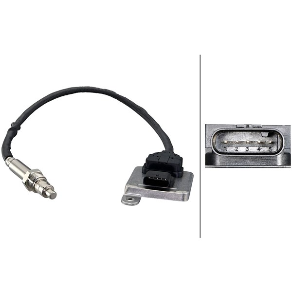 NOx-sensor, NOx-katalysator Hella 6PN 358 307-251 HELLA