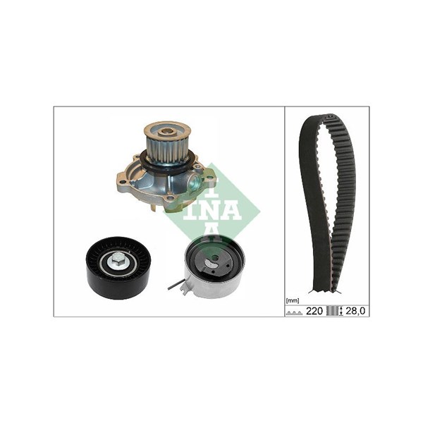 Kamremskit med vattenpump Ina 530 0456 30 INA