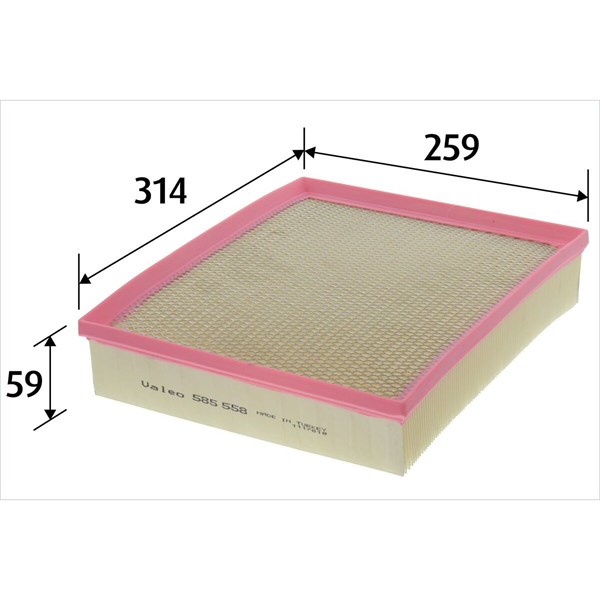 Luftfilter Valeo 585558 VALEO