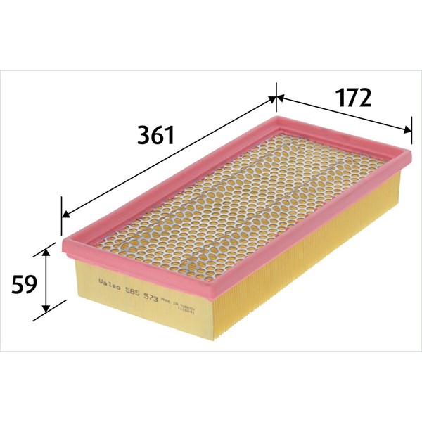 Luftfilter Valeo 585573 VALEO