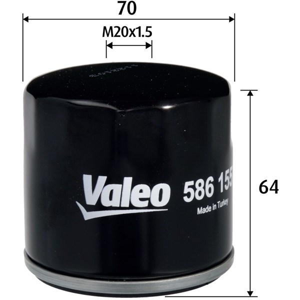 Oljefilter Valeo 586155 VALEO