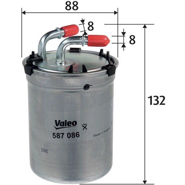 Bränslefilter Valeo 587086 VALEO