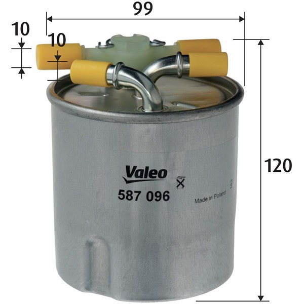 Bränslefilter Valeo 587096 VALEO
