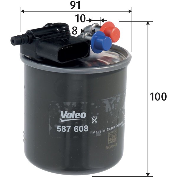 Bränslefilter Valeo 587608 VALEO