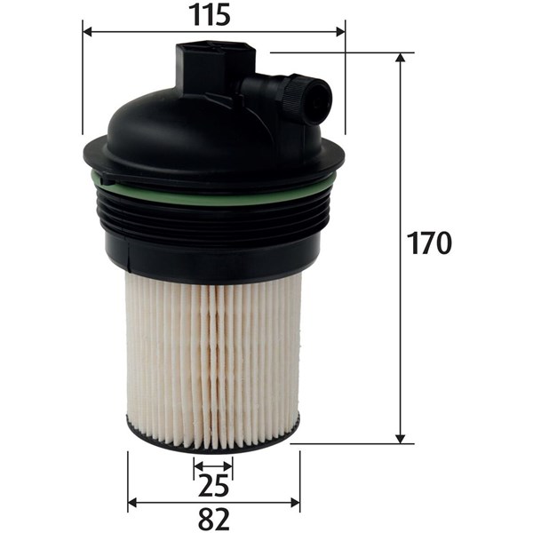 Bränslefilter Valeo 587950 VALEO
