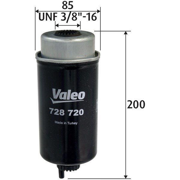 Bränslefilter Valeo 728720 VALEO