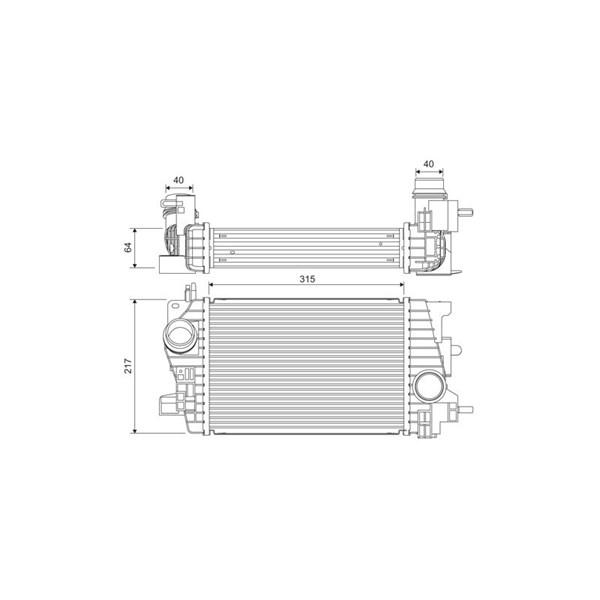 Intercooler Valeo 818537 VALEO