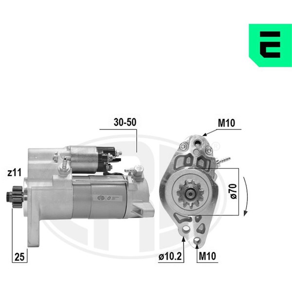 Startmotor 12V