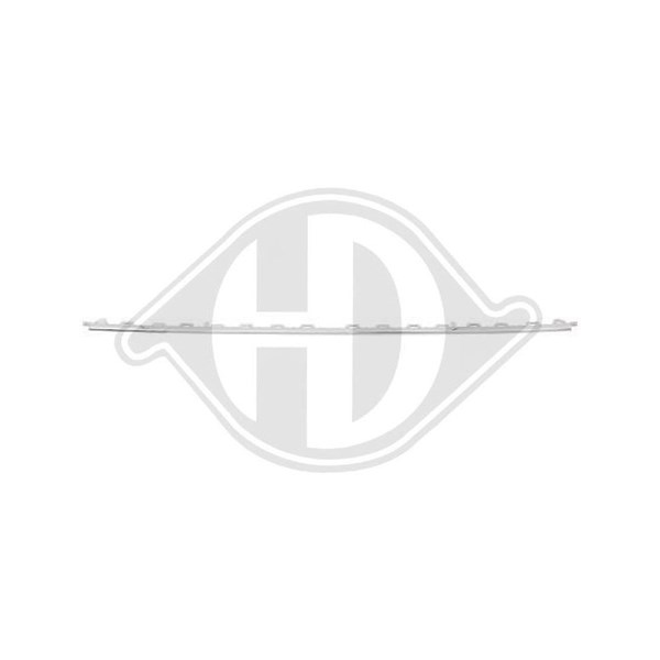 Prydnads- / Skyddslist, stötfångare, Fram Diederichs 2218031 DIEDERICHS
