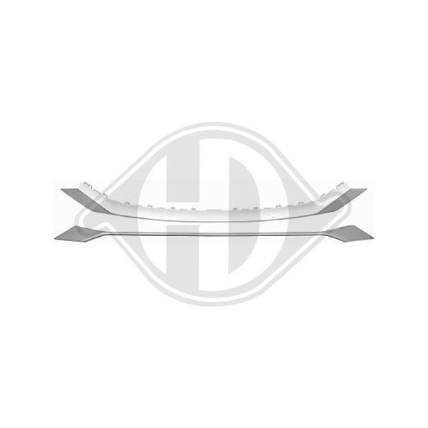 Prydnads- / Skyddslist, stötfångare, Fram Diederichs 4236762 DIEDERICHS