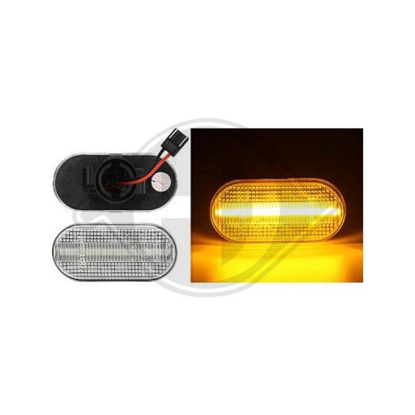 Blinkers, Höger fram, Vänster fram, Sidomontering Diederichs LID1 DIEDERICHS Blinkers, Höger fram, Vänster fram, Sidomontering Diederichs LID1 DIEDERICHS