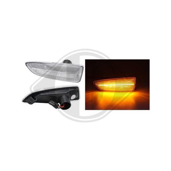 Blinkers, Höger fram, Vänster fram, Sidomontering Diederichs LID1 DIEDERICHS Blinkers, Höger fram, Vänster fram, Sidomontering Diederichs LID1 DIEDERICHS