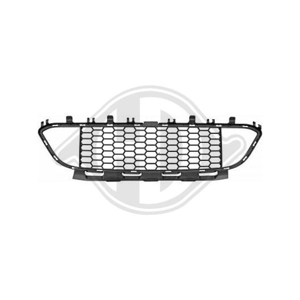 Ventilationsgaller, stötfångare, Fram, Mitt Diederichs ZUB00310 DIEDERICHS